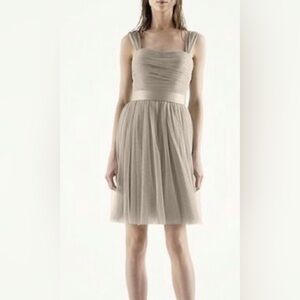 White By Vera‎ Wang Bobbin Net Dress Size 4